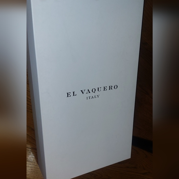 SOLD El Vaquero Coleen Drifter Tall Moccasin Boots Navy Brand New in Box - Picture 16 of 16